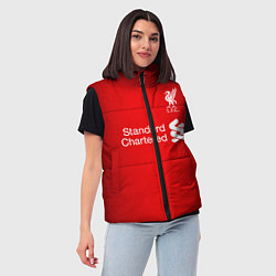 Женский жилет LIVERPOOL домашняя сезон 2021, цвет: 3D-красный — фото 2