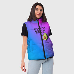 Женский жилет Авокадо, цвет: 3D-светло-серый — фото 2