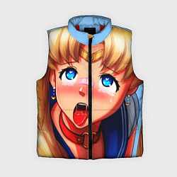 Женский жилет SAILOR MOON AHEGAO, цвет: 3D-красный
