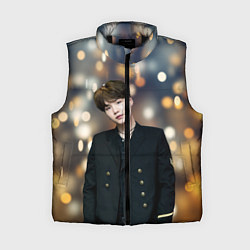 Женский жилет MIN YOONGI, цвет: 3D-черный