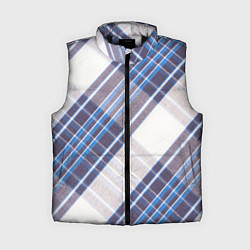 Женский жилет Шотландка Z, цвет: 3D-черный