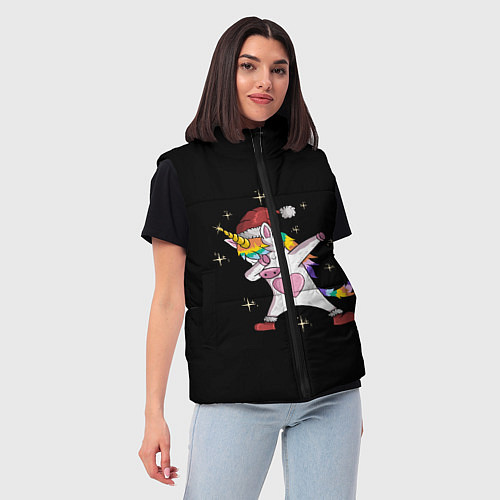 Женский жилет Unicorn Dab / 3D-Светло-серый – фото 3