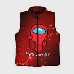 Женский жилет Hello Impostor, цвет: 3D-черный