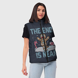 Женский жилет Пряник, цвет: 3D-красный — фото 2