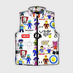 Женский жилет ROBLOX, цвет: 3D-светло-серый