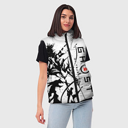 Женский жилет Ghost of Tsushima, цвет: 3D-черный — фото 2