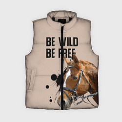 Женский жилет Be wild be free, цвет: 3D-черный