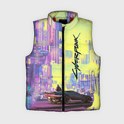 Женский жилет Cyberpunk 2077, цвет: 3D-красный