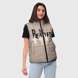 Женский жилет The Beatles, цвет: 3D-светло-серый — фото 2