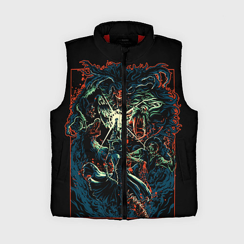 Женский жилет Bloodborne / 3D-Красный – фото 1