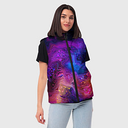 Женский жилет НЕОНОВЫЕ РАЗВОДЫ, цвет: 3D-светло-серый — фото 2