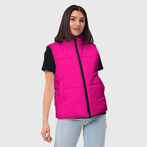 Женский жилет РОЗОВАЯ МАСКА / 3D-Светло-серый – фото 3