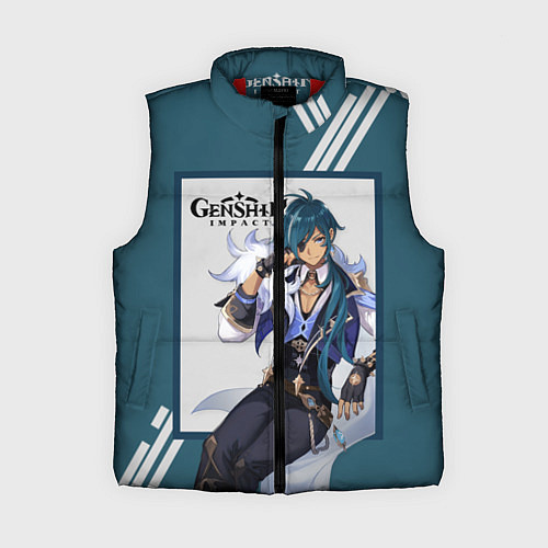 Женский жилет Кэйа - Genshin Impact / 3D-Красный – фото 1