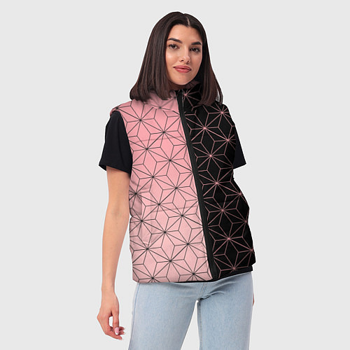 Женский жилет КОСТЮМ НЕЗУКО NEZUKO / 3D-Светло-серый – фото 3