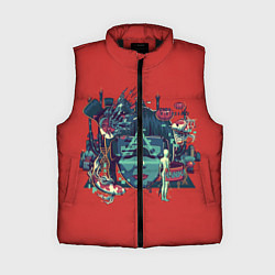 Женский жилет Призрак в доспехах, цвет: 3D-черный