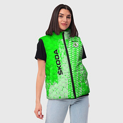 Женский жилет SKODA, цвет: 3D-светло-серый — фото 2