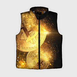 Женский жилет БИТКОИН ЗОЛОТО BITCOIN GOLD