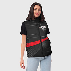 Женский жилет TESLA ABSTRACT ТЕСЛА СПОРТ, цвет: 3D-красный — фото 2