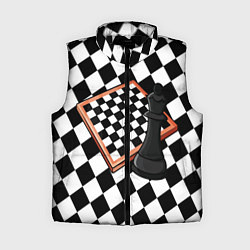 Женский жилет Шахматы