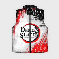 Женский жилет КЛИНОК, РАССЕКАЮЩИЙ ДЕМОНОВ, цвет: 3D-красный