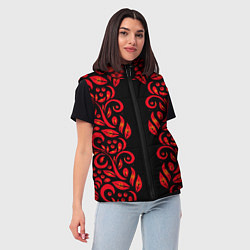 Женский жилет ХОХЛОМА, цвет: 3D-черный — фото 2