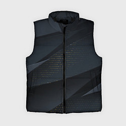 Женский жилет Волны, цвет: 3D-черный