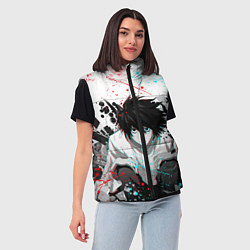 Женский жилет DEATH NOTE ТЕТРАДЬ СМЕРТИ, цвет: 3D-светло-серый — фото 2