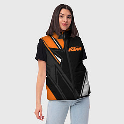 Женский жилет KTM КТМ, цвет: 3D-черный — фото 2