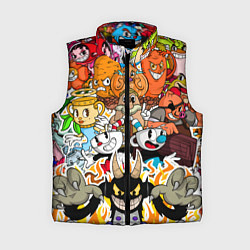 Женский жилет CUPHEAD, цвет: 3D-черный