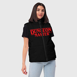 Женский жилет Stranger Dungeon Master, цвет: 3D-черный — фото 2
