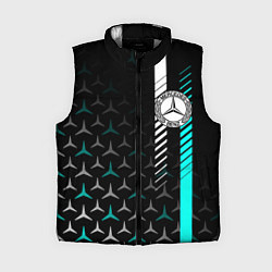 Женский жилет МЕРСЕДЕС AQUA BLACK GRADIENT, цвет: 3D-светло-серый