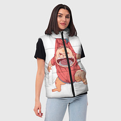 Женский жилет Папа и Сын, цвет: 3D-черный — фото 2