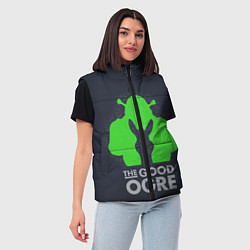 Женский жилет Shrek: Im good ogre, цвет: 3D-красный — фото 2