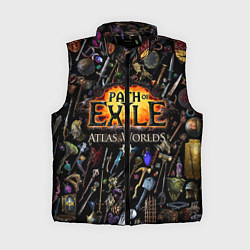 Женский жилет Path of Exile, цвет: 3D-черный