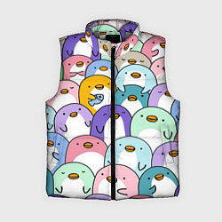 Женский жилет Пингвины, цвет: 3D-светло-серый