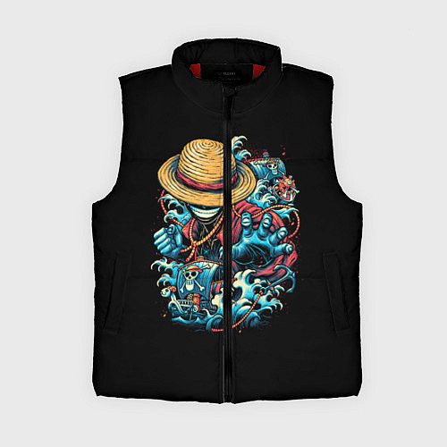 Женский жилет One Piece Retro Style / 3D-Красный – фото 1