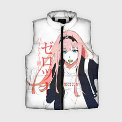 Женский жилет Zero Two, Darling in the Franx, цвет: 3D-черный