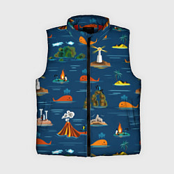 Женский жилет ОСТРОВА, цвет: 3D-красный