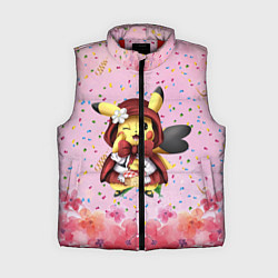 Женский жилет Пикачу красная шапочка, цвет: 3D-красный