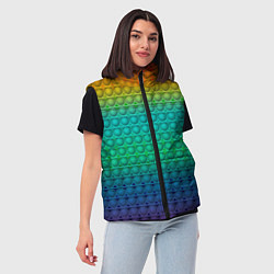 Женский жилет POP IT СИМПЛ ДИМПЛ, цвет: 3D-красный — фото 2