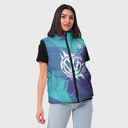 Женский жилет VOLKSWAGEN, цвет: 3D-светло-серый — фото 2