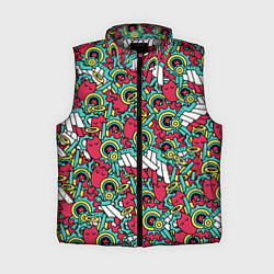 Женский жилет РЭКИ КЯН ПАТТЕРН SK8, цвет: 3D-светло-серый