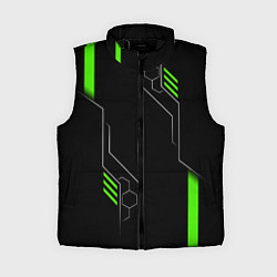 Женский жилет ФУТУРИСТИЧНАЯ БРОНЯ ЗЕЛЕНАЯ