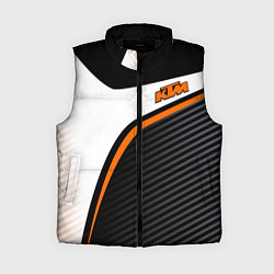 Женский жилет KTM MOTORCYCLES КТМ МОТОЦИКЛ, цвет: 3D-черный