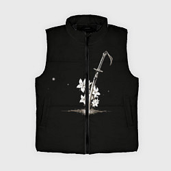 Женский жилет Nier - Sword and Flowers, цвет: 3D-черный