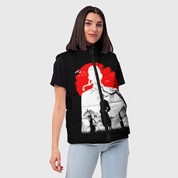 Женский жилет Кэн Рюгудзи Токийские мстители, цвет: 3D-черный — фото 2