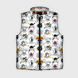 Женский жилет Веселые Роджеры пиратов Соломенной Шляпы, цвет: 3D-красный