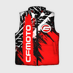 Женский жилет CFmoto СФ мото RED STYLE, цвет: 3D-красный