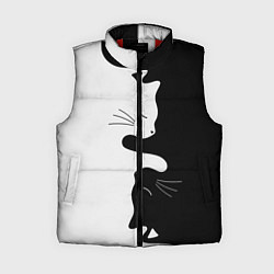 Женский жилет Коты инь янь, цвет: 3D-красный