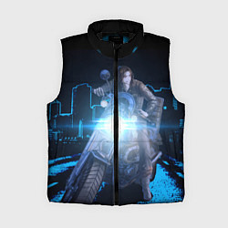 Женский жилет Баджи На Байке, цвет: 3D-черный